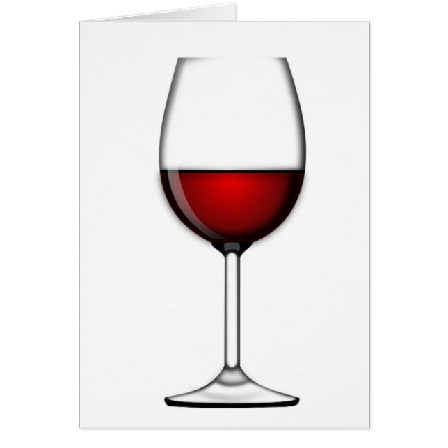 GLASS OF RED WINE (Front)