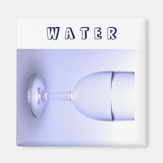 Glass of water magnet (Front)