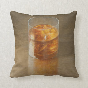Glass of Whisky 2010 Throw Pillow