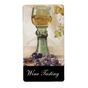 GLASS OF WHITE WINE ,OLD GRAPE VINEYARD PARTY