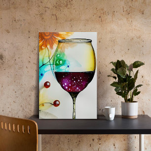 Glass of Wine Canvas Print