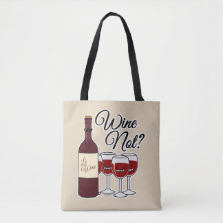 Glass of Wine not grapes alcohol red rose pinot Tote Bag