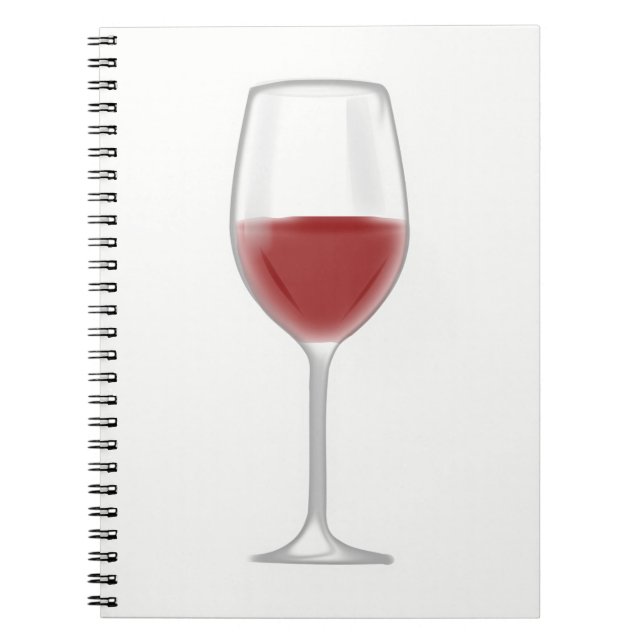 Glass of Wine Notebook (Front)