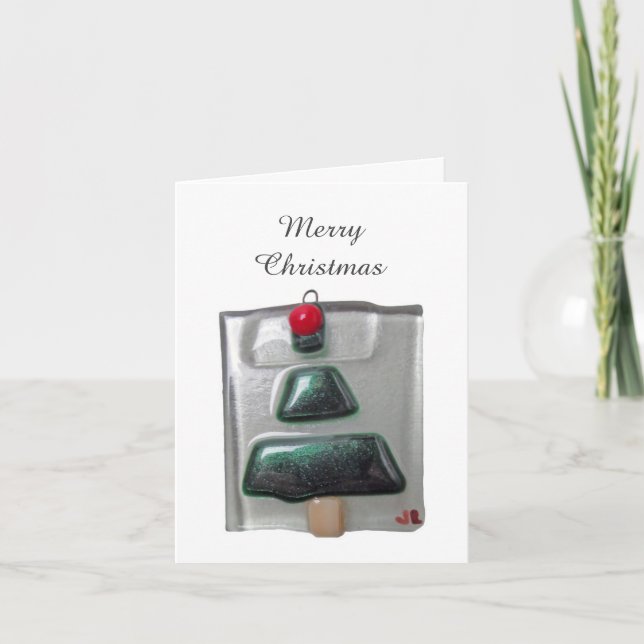 Glass Ornament Tree Card (Front)