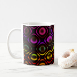 Glass Rainbow Fractal Art Coffee Mug