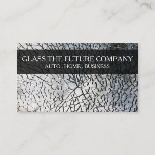 Glass Repair Installation Service Business Card