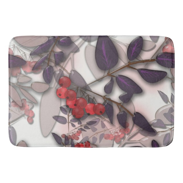 Glass, Rowan, bunch of Rowan Bath Mat (Front)