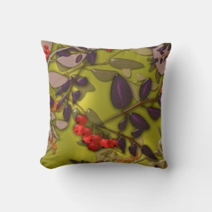 Glass, Rowan, bunch of Rowan Throw Pillow