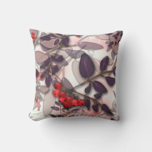 Glass, Rowan, bunch of Rowan Throw Pillow