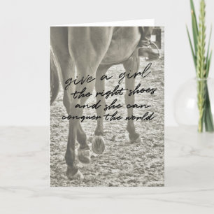 GLASS SLIPPER Greeting Card