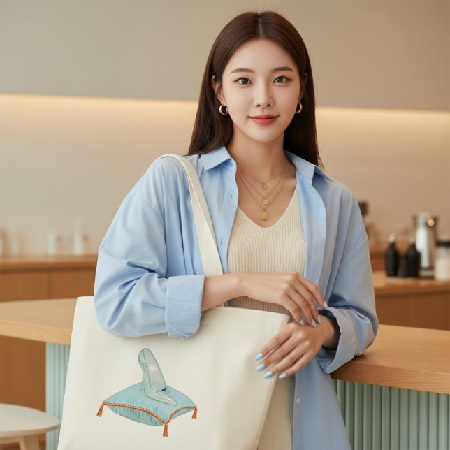 Glass Slipper Large Tote Bag (Creator Uploaded)