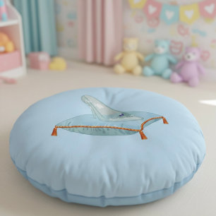 Glass Slipper Round Pillow