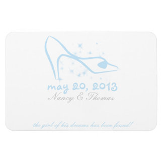 Glass Slipper Save the Date Magnet
