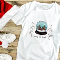 Glass Snowball Winter Village Plant Christmas