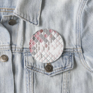 Glass Square 3 Inch Round Button