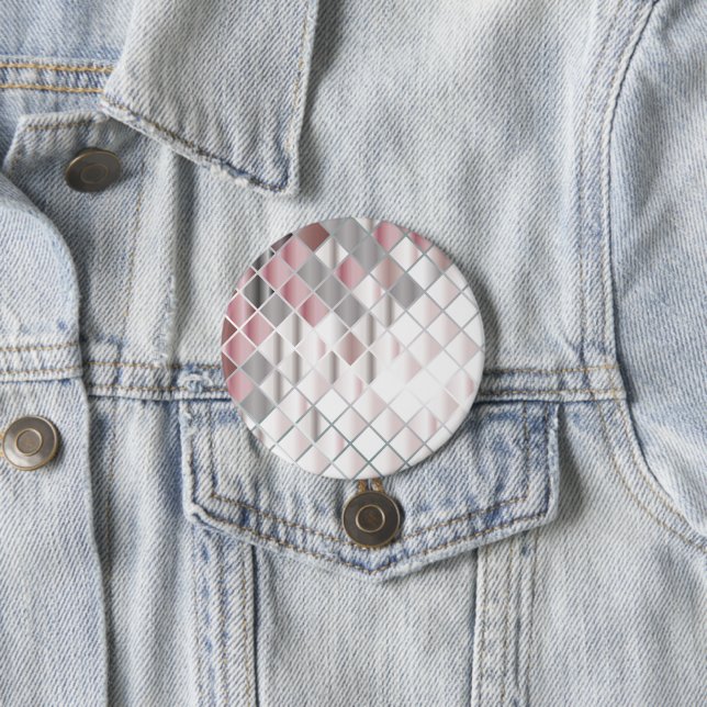 Glass Square 3 Inch Round Button (In Situ)