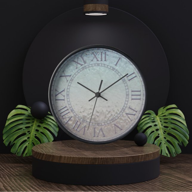 Glass Texture Roman Numbers Clock (Glass Texture Roman Numbers Clock by Looly Elzayat
)