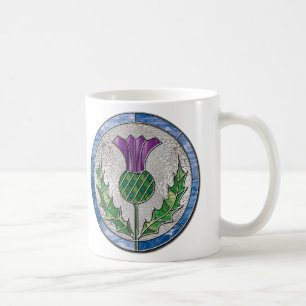 Glass Thistle Coffee Mug
