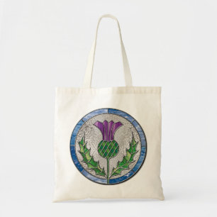 Glass Thistle Tote Bag