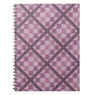 Glass tile 3D beige colour Notebook