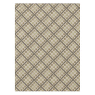 Glass tile 3D beige colour Tablecloth