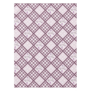 Glass tile 3D purple colour Tablecloth