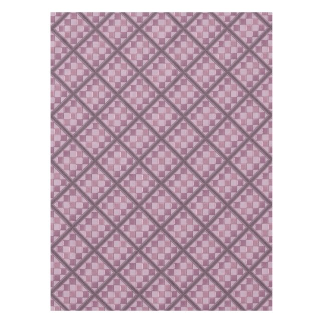 Glass tile 3D purple colour Tablecloth (Front)