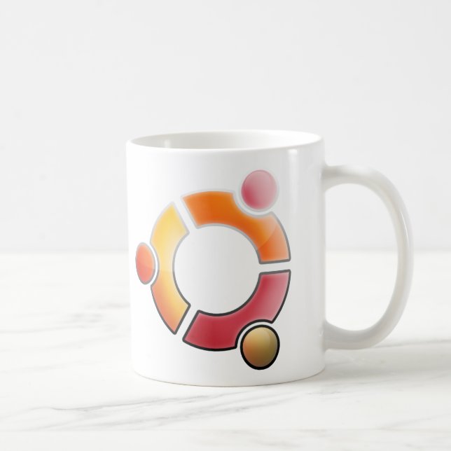 Glass Ubuntu Mug (Right)