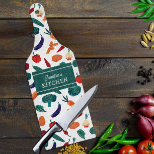 Glass Vegetables Custom Kitchen   Cutting Board