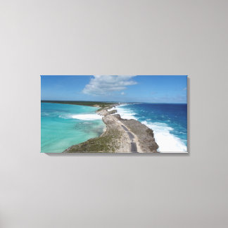 Glass Window Bridge in Eleuthera Canvas Print