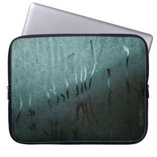 Glass window moisture texture laptop sleeve