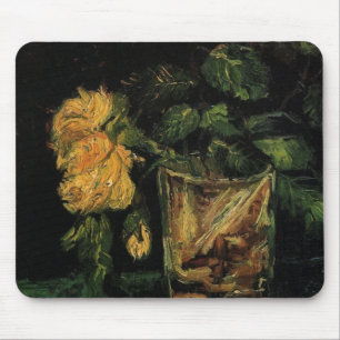 Glass with Roses by Vincent van Gogh Mouse Pad