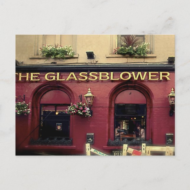 Glassblower Pub Postcard (Front)