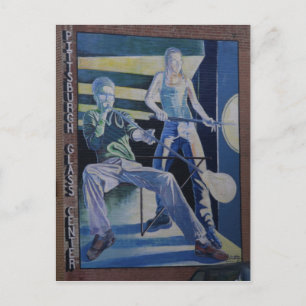 Glassblowers in Pittsburgh Postcard
