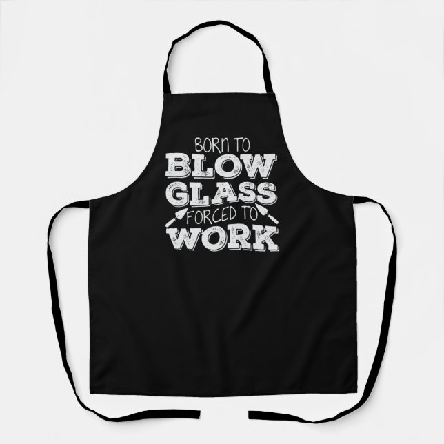 Glassblowing Glassblowers Glassmaking Lampwork Apron (Front)
