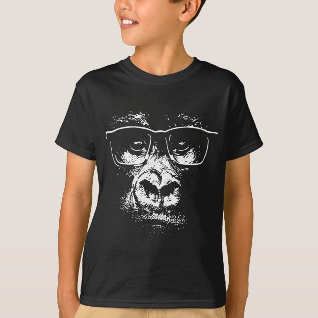 Glasses Gorilla T-Shirt (Front)