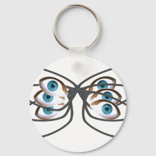 Glasses Image Keychain