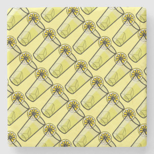 Glasses of Lemonade Stone Coaster