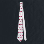 Glasses of Red Wine Tie<br><div class="desc">This necktie features a red wine glass pattern.</div>