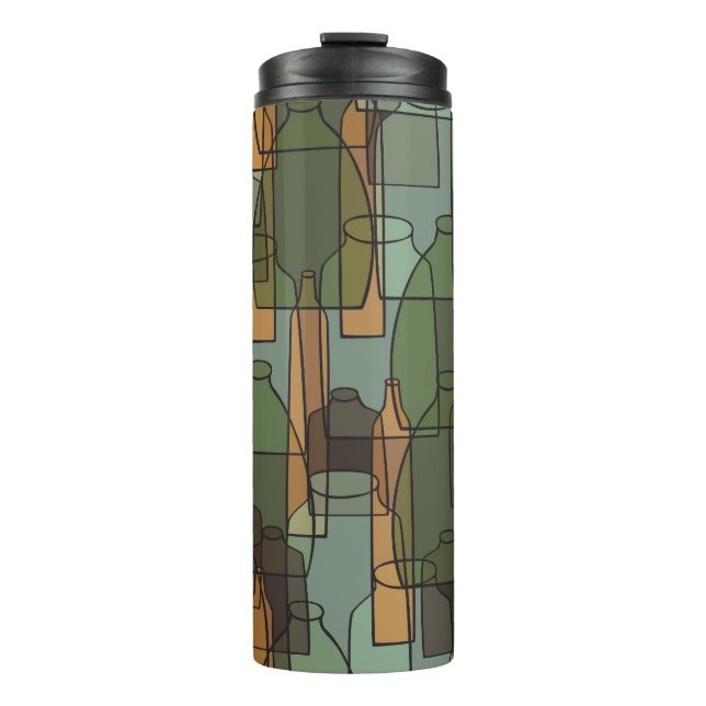 Glassware Galore: Vintage Bottle Pattern (Front)