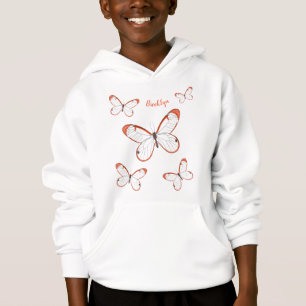 Glasswing butterfly cartoon illustration