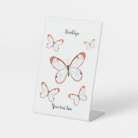 Glasswing butterfly cartoon illustration 