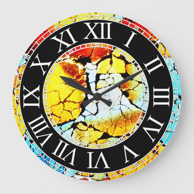 Glassworks Round Wall Clock (Front)