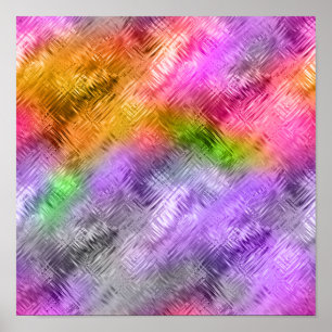 Glassy Ametrine Purple Texture Poster