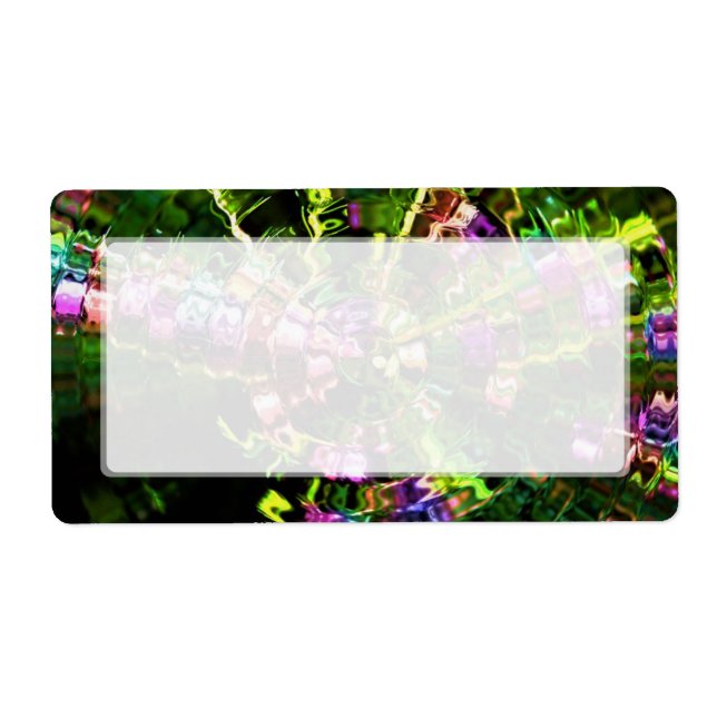 Glassy Green Ripples Abstract (Front)