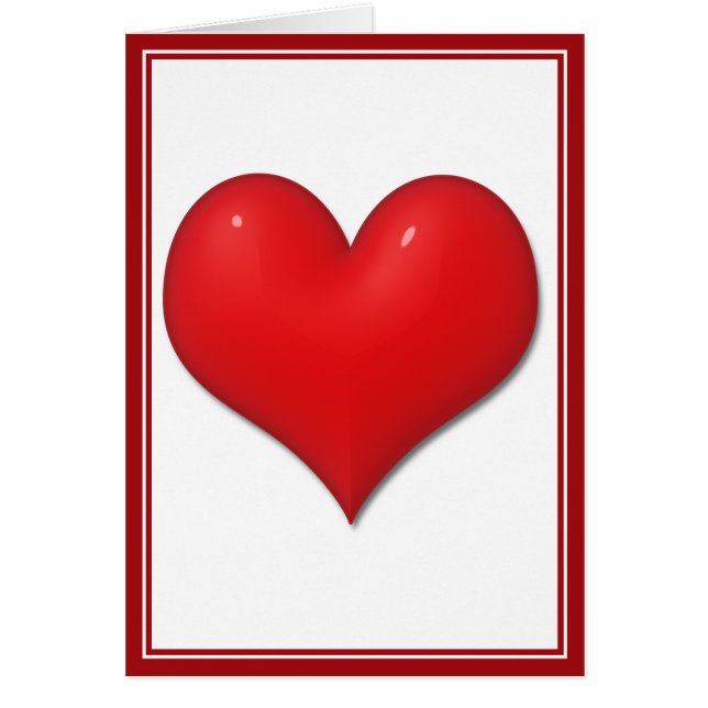 Glassy Red Heart (Front)