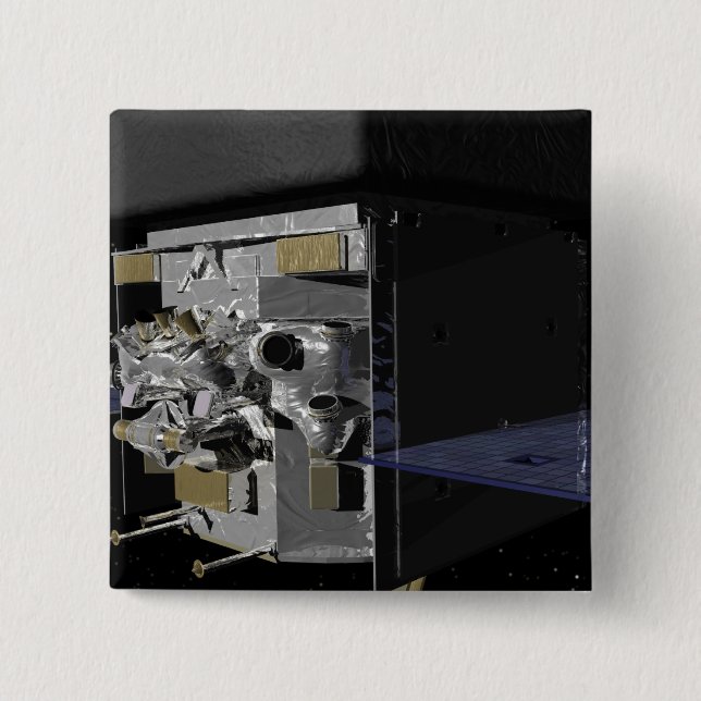 GLAST 2 INCH SQUARE BUTTON (Front)