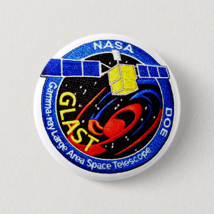 GLAST - DOE Program Logo 2 Inch Round Button