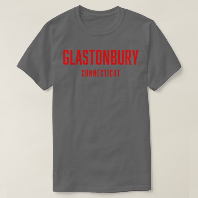 Glastonbury Connecticut TShirt (Design Front)