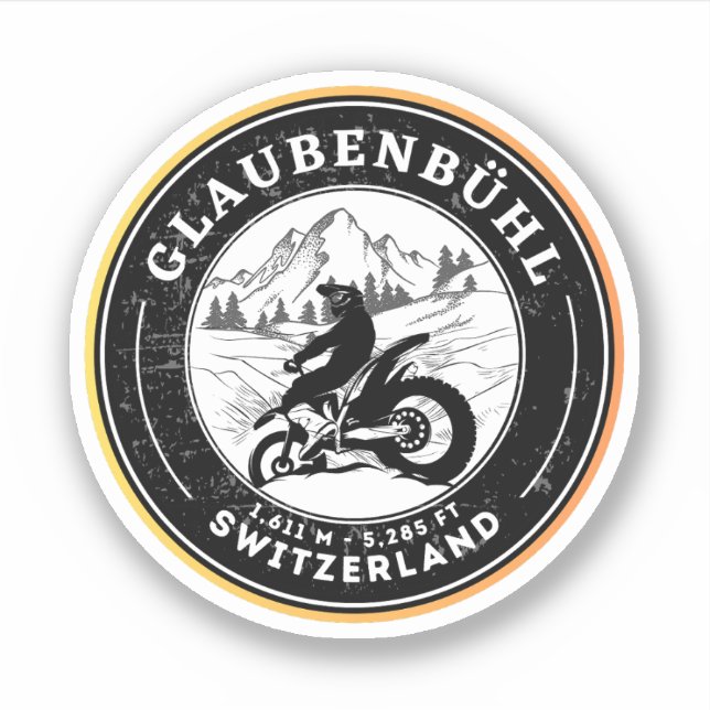  Glaubenbüelen pass swiss–alps motorcycle tour (Front)